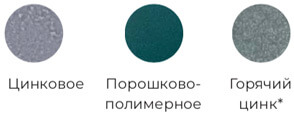 Покрытие металлического ограждения