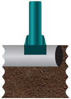 Крепление столба путем сварки