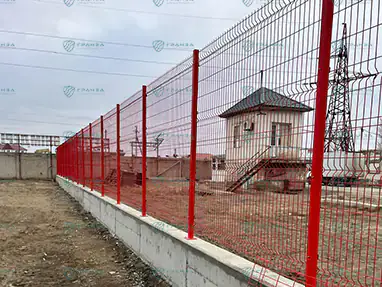 3D забор стандартной высоты