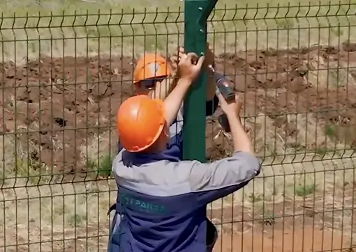 Монтаж заборов